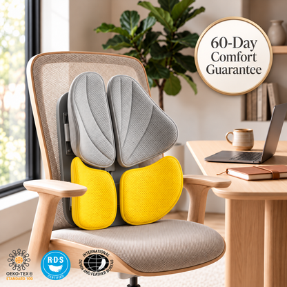 4-Panel Adjustable Lumbar Support